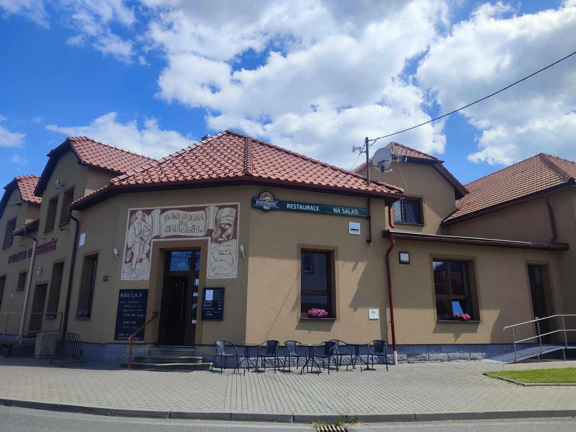 Penzion A Restaurace Na Salasi Hutisko 외부 사진